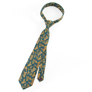 Nouveau design classique en stock cravates pour hommes 7cm impression de chiffres Cravatte en microfibre dans des cravates et des accessoires en polyiestere - Product Image 4