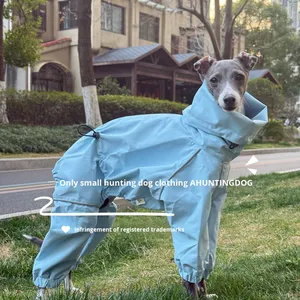 Impermeable y Cortavientos, <span class=keywords><strong>Chubasquero</strong></span> Informal de Algodón <span class=keywords><strong>para</strong></span> Perros <span class=keywords><strong>Galgo</strong></span> Italiano y Whippet - Product Image 2