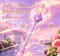 Bâton Magique de Fée pour Enfants, Jouet de Piscine, Pistolet à Eau Magique à Fumée, Canon à Eau Rotatif, Cadeau de Festival