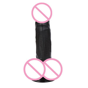 ดิลโด้ซิลิโคนนิ่มสำหรับผู้ใหญ่ขนาด7.5นิ้วของเล่นทางเพศสำหรับผู้หญิงผลิตภัณฑ์ทางเพศแบบสมจริงทำจากพีวีซีเกรดทางการแพทย์ - Product Image 6