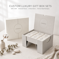 Boîte cadeau de gâteaux de lune de la Fête de la Mi-Automne avec pelliculage mat, logo personnalisé, emballage recyclable, taille et couleur personnalisables