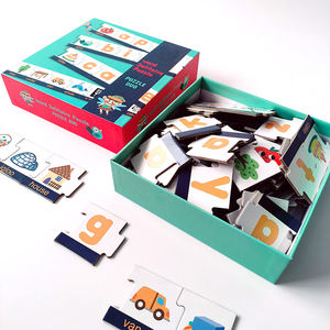 Fabricación personalizada Word Solitaire Puzzle Interesante Match Words con imágenes Rompecabezas para adultos Niños <span class=keywords><strong>Juegos</strong></span> de mesa - Product Image 1