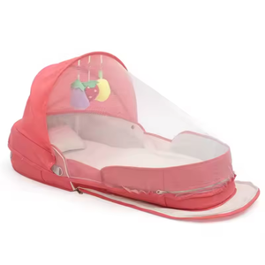 Cama de bebé plegable portátil multifuncional de diseño moderno con mochila estirable de gran capacidad ropa de cama de moda para niños - Product Image 6