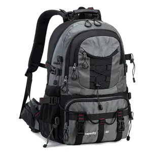 Precio al por mayor de fábrica, mochila de senderismo de 40l para hombre, mochila de deporte al aire libre, bolsa impermeable de viaje para escalar, Camping, bolsa de turismo