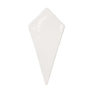Azulejo Vitri Blanco Kite de 11 x 22.5 cm, 10 mm de Grosor, Acabado Glaseado con Bordes Irregulares - Product Image 3
