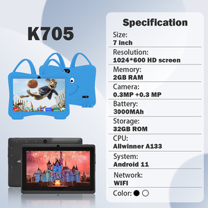 Bán Buôn Tốt Nhất Bán Trẻ Em Máy Tính Bảng Android 11 Quad Core Wifi Giáo Dục Trò Chơi Máy Tính Bảng PC 7 Inch Trẻ Em Android Máy Tính Bảng Giá Thấp - Product Image 2