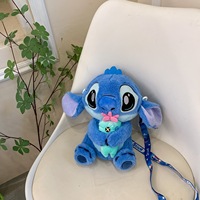 Sac à dos en peluche Stitch de 30 cm, sac à bandoulière pour enfants, vente en gros
