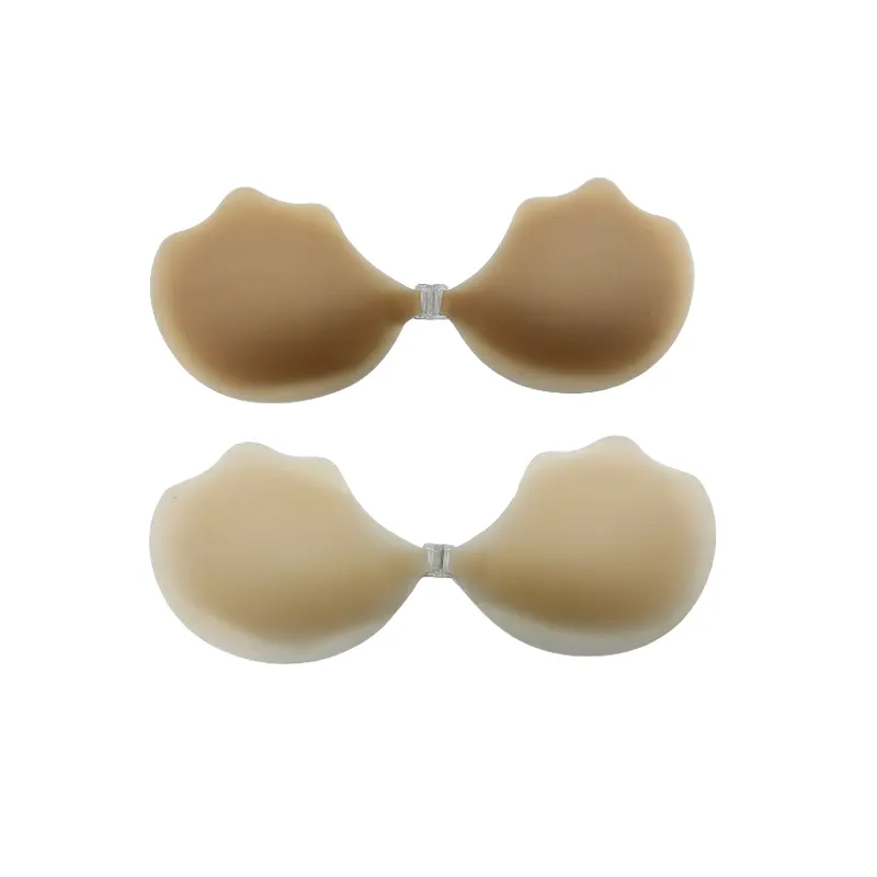 Reusable Invisible Strapless Silicone Self Adhesive Backless Push Up Stick On Bra Cups