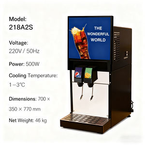 Máquina de Refrescos Comercial de Acero Inoxidable Ecológica, Automática, de 2 Válvulas, 220V, 500W, Alto Rendimiento, para Bares y Cafeterías - Product Image 4
