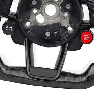 Volant en carbone forgé OEM amélioré pour <span class=keywords><strong>Audi</strong></span> A5 A6 4F Q5 A7 R8 RS5 8V C6 B8.5 Q3 <span class=keywords><strong>S8</strong></span> 8Y - Product Image 6