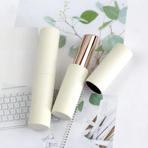 Nouveau stock – Flacon vide pour baume à lèvres cosmétique DIY, blanc mat, 3,5 g, en ABS, avec capuchon à vis, emballage pour rouge à lèvres, impression UV, moulage par <span class=keywords><strong>injection</strong></span> - Product Image 6