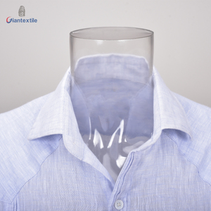 Camisa <span class=keywords><strong>Guayabera</strong></span> de buena calidad para <span class=keywords><strong>hombre</strong></span>, camisa cubana sólida azul mexicana, camisa de manga larga para <span class=keywords><strong>hombre</strong></span> - Product Image 3