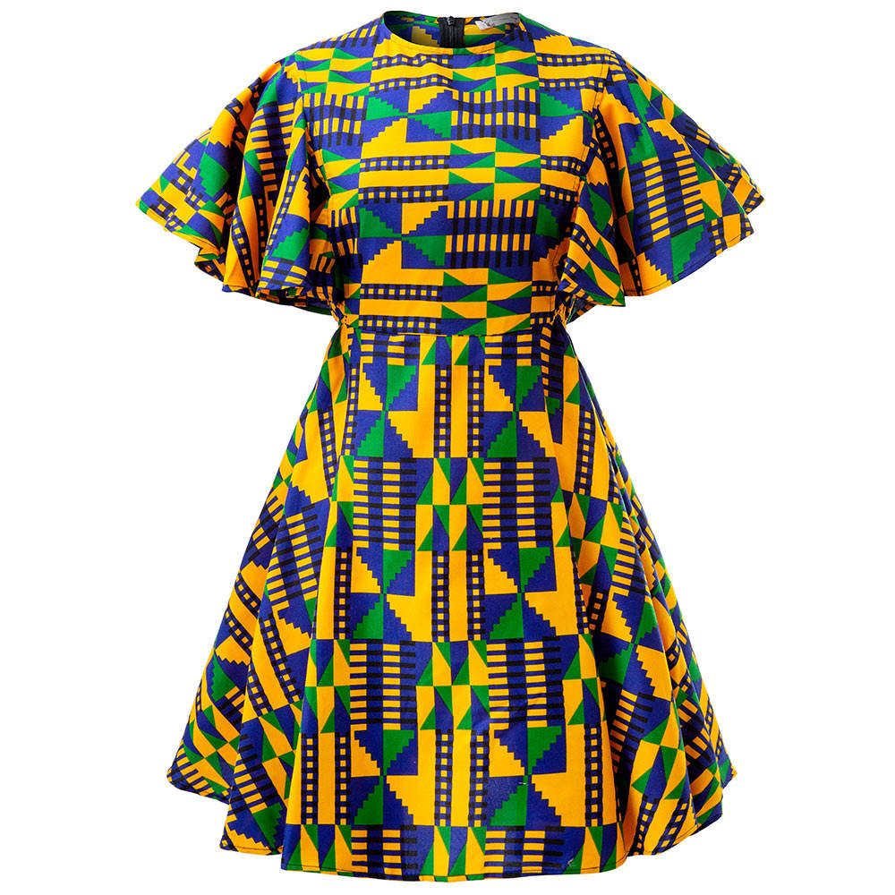 Short Ankara Dress Elegant Stylish African Clothing