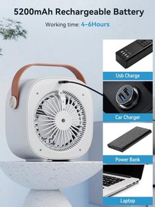 Ventilateur de bureau portable USB, mini-refroidisseur d'air à brume - Product Image 5