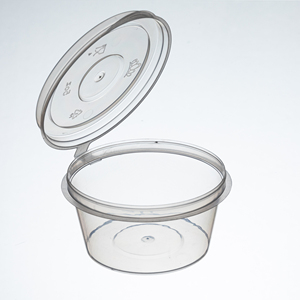 Contenitori per Salse Monouso in PP di Grado Alimentare e Coppette per Condimenti con Coperchi a Cerniera - Product Image 1