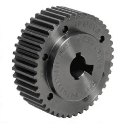 Polea de sincronización de hierro HTD5M con núcleo de engranaje, 600 mm de diámetro, 150 kg, para acoplamiento de motor a ventilador en maquinaria agrícola, fabricada en Taiwán. - Product Image 4