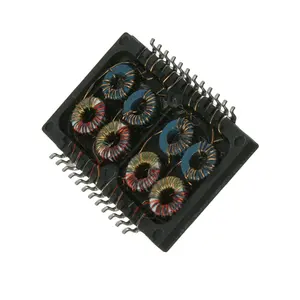 Réseau S558-5999-AZ-F 10/100/1000 base-t 24pin Modules de filtre Ethernet Ultra-mince transformateur Lan
