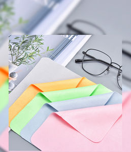 ガラスとジュエリー用のカスタムロゴ印刷マイクロファイバー防曇クリーンクロスマイクロファイバー眼鏡クリーニングクロス - Product Image 5