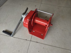 ヘビーデューティ1トン2トン3トンクランクギアボートトレーラーハンドウィンチブレーキ付き鋼ワイヤーロープスリング持ち上げ用 - Product Image 4