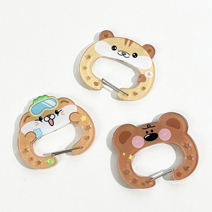 Custom Designed Carabiner Unique Shape with Vibrant Printing for Anime Merchandise & Promotions Made of Durable Plastic