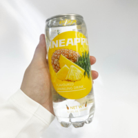 Oem Fruitige Frisdrank Koolzuurhoudende Drank Vulmachine 2025 Nieuwe Fles/Doos Verpakking Ananas Gearomatiseerde Mousserende Drank Voor Groothandel