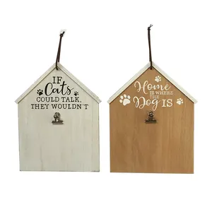 Decoração de madeira personalizada, placa de mensagens, sinais de parede madeira, piso em branco, decoração de parede, madeira com clipe metálico