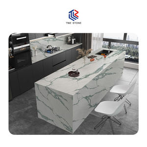 TMZ Luxury Stone 5006 Calacatta Dalles de quartz émeraude pour éviers de comptoir de vanité de sol - Product Image 3