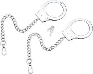 Set de Tapones Anales Metálicos con Esposas Sexuales SM, Restricciones BDSM, Equipo de <span class=keywords><strong>Bondage</strong></span>, Juguetes Sexuales Fetichistas para Adultos, Juegos SM, Juguete Sexual - Product Image 3