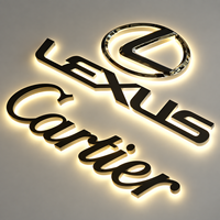Enseigne LED en acrylique rétroéclairée 3D personnalisée Fengfan pour les mariages et les entreprises, avec contrôle par application, étanche IP65, options multicolores