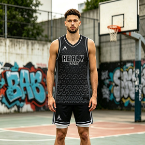 Camiseta de Baloncesto Healy 2026, Nueva, sin Mangas, Cuello en V, Malla Transpirable, Estampado Geométrico Sublimado, Ropa Deportiva para Hombre - Product Image 4