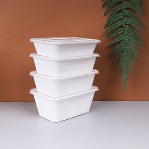 Nhà Hàng Hộp Ăn Trưa lò vi ba Takeaway lấy ra hình chữ nhật dùng một lần nhựa Hộp Ăn Trưa lấy đi hộp đựng thức ăn có nắp đậy - Product Image 4