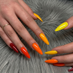 Set de Esmalte de Uñas en <span class=keywords><strong>Gel</strong></span> No Tóxico Sun Golden, 7 Colores: Amarillo Limón Cremoso, Naranja Brillante, Rojo Escarlata, Barniz UV LED, Compra al por Mayor - Product Image 3