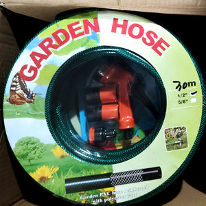 高压优质花园软管聚氯乙烯材料带喷枪花园灌溉软管 - Product Image 1