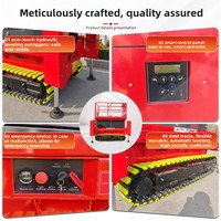 Platform Aerial Self Propelled Berui BRKC6 M Electric Crawler Scissor Lifter dengan Tinggi Angkat 5,7m dan Beban Angkut 230kg, Berbahan Stainless Steel
