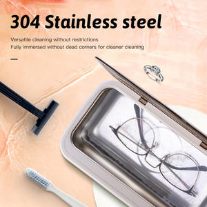 <span class=keywords><strong>Machine</strong></span> de nettoyage de bijoux de nettoyeur <span class=keywords><strong>à</strong></span> ultrasons de fournisseur OEM avec réservoir en acier inoxydable de 750ml pour <span class=keywords><strong>les</strong></span> bijoux de lunettes de retenue - Product Image 5