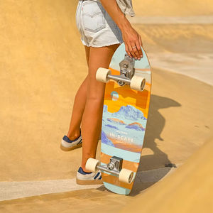 Tabla de Skateboard Profesional AZTRON IN.SCAPE de 7 Capas, 100% Madera de Arce Canadiense, Impresa, sin Diseño - Product Image 1