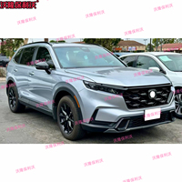 Untuk Honda CRV 2023-2026 Gaya AS, Rakitan Bumper Depan, Modifikasi Cover Grille Bibir Depan, Aksesoris Eksterior Versi AS CRV