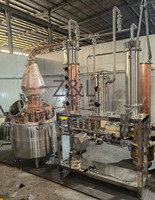 Alambics à double paroi Distillateurs de vodka Colonne de reflux 6 "8" 12 "Équipement de distillerie Cuivre Moonshine Still Whisky Gin Rhum