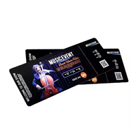 Carte d'impression personnalisée avec données variables, numéro de série, code QR, code-barres, bon de réduction, billet de voyage, billet de concert, billet d'événement
