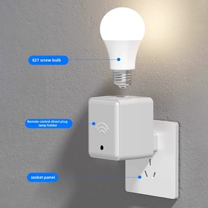 Aulipur E27 Night عرض رائع حامل مصباح بجهاز تحكم عن بعد نمط لولبي من مادة الكمبيوتر - Product Image 2