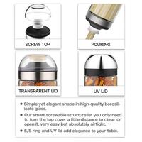 Vente en gros de pots de conservation en verre hermétiques de 1400 ml avec couvercle transparent, option de logo personnalisé pour le stockage de pâtes et d'aliments secs