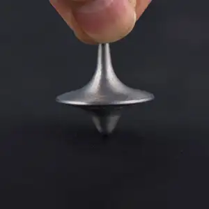 Metal Gyro Great Accurate Silver Spinning Top Hot Movie Totem Print Spinning Top Kids Toy Peonza Piao