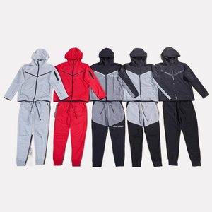 Sudadera con <span class=keywords><strong>capucha</strong></span> doble <span class=keywords><strong>Shark</strong></span> 2025 de marca de moda, diseño de diseñador, al por mayor, nueva, para hombre, con cremallera, traje deportivo técnico - Product Image 1