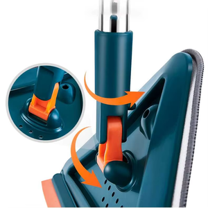 Di alta qualità retrattile microfibra pulitore per la polvere finestra attrezzatura per il lavaggio regolabile triangoli Mop con tergipavimento - Product Image 2