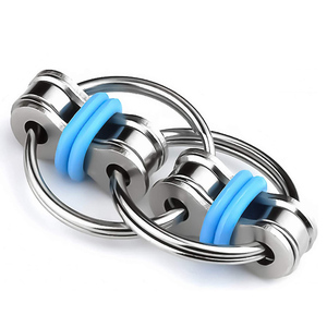 Đồ Chơi Giảm Căng Thẳng Thiết Kế Mới Dây Xích Xe Đạp Móc Chìa Khóa Bằng Thép Không Gỉ Con Quay Tay Đồ Chơi Giảm Căng Thẳng - Product Image 4