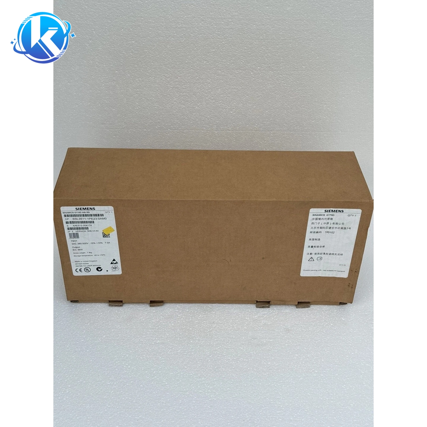 BRANDNEU 6SL3511-1PE23-0AM0 G110D ASI RS 3KW LOC # S101****^^^^ https://www.siboasi.com