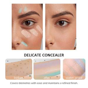 Paleta <span class=keywords><strong>de</strong></span> <span class=keywords><strong>corrector</strong></span> cremoso <span class=keywords><strong>de</strong></span> 9 sartenes <span class=keywords><strong>de</strong></span> etiqueta privada Cobertura completa Maquillaje facial <span class=keywords><strong>Corrector</strong></span> <span class=keywords><strong>de</strong></span> color Crema iluminadora para el <span class=keywords><strong>contorno</strong></span> <span class=keywords><strong>de</strong></span> los <span class=keywords><strong>ojos</strong></span> - Product Image 4