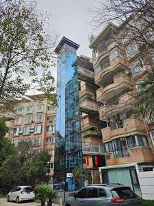 Ascenseurs Personnalisés Intérieurs/Extérieurs pour Passagers, <span class=keywords><strong>Ascenseur</strong></span> à Traction Entièrement en Verre avec Cadre en Acier Inoxydable - Product Image 5