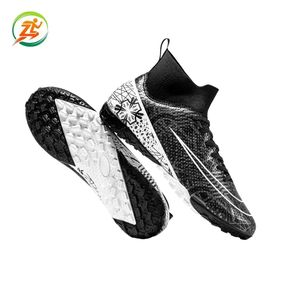 Chaussures <span class=keywords><strong>de</strong></span> football montantes pour hommes et femmes, crampons TF et AG pour gazon artificiel, entraînement professionnel, vente en gros - Product Image 1