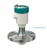 Capteur de niveau radar FMCW 80 GHz haute précision, portée 0-120 m, précision ±1 mm, pour liquides et solides, transmetteur IP67 avec débogage à distance
